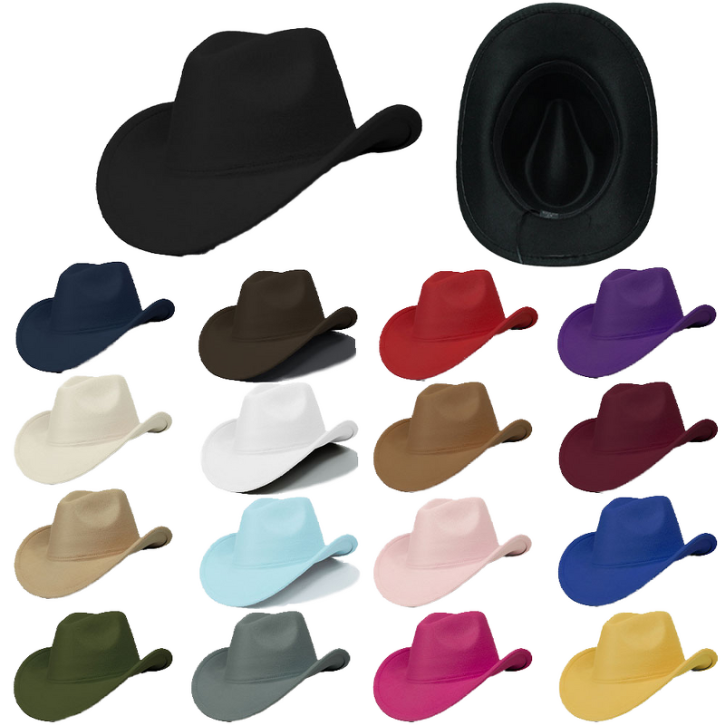 Luxury Fedora Hat Factory - 2025 OEM Western Style Wide Brim Custom Logo