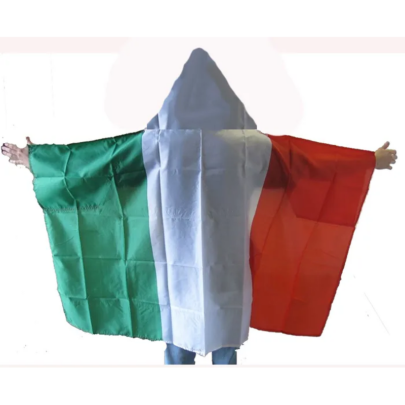 World Cup Flag Poncho Manufacturer - National Flag Cape for Patriotic Activities