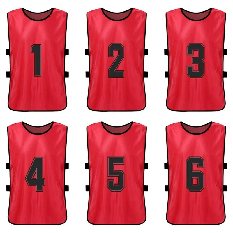 Soccer Training Bibs Manufacturer - Custom Number Pinnies & Sports Vests