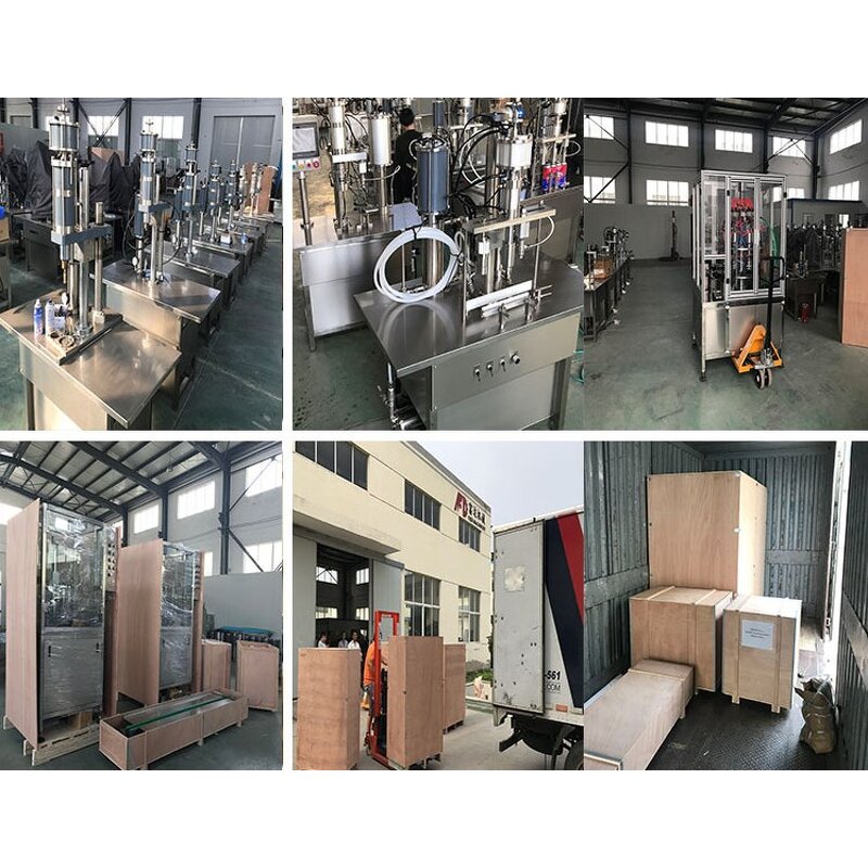 Aerosol Can Sealing Machine Factory - Three in One Filling Sealing