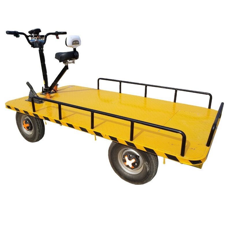 Electric Platform Truck Manufacturer - 4 Wheel 1 Ton Battery Cargo Cart