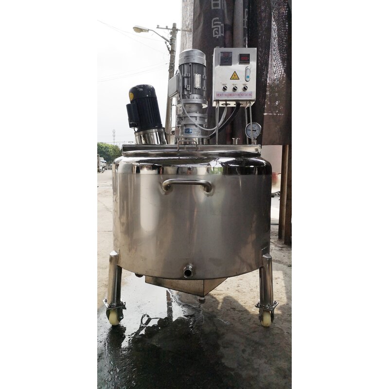 Vacuum Emulsifier Factory - 100 Liter Electric Heater Inline Homogenizer