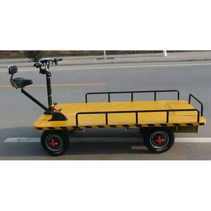 Electric Trolley Supplier - 1 Ton Transport Cargo Platform Trolley