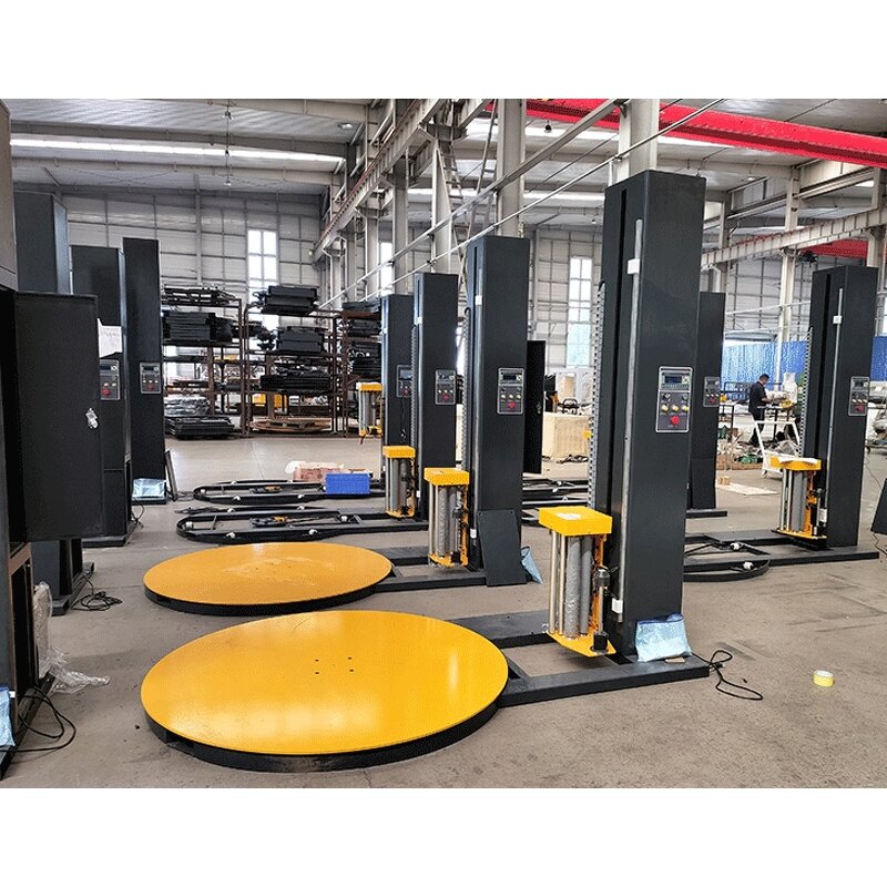 Pallet Shrink Wrap Machine Factory - Semi Auto Prestretching Packaging