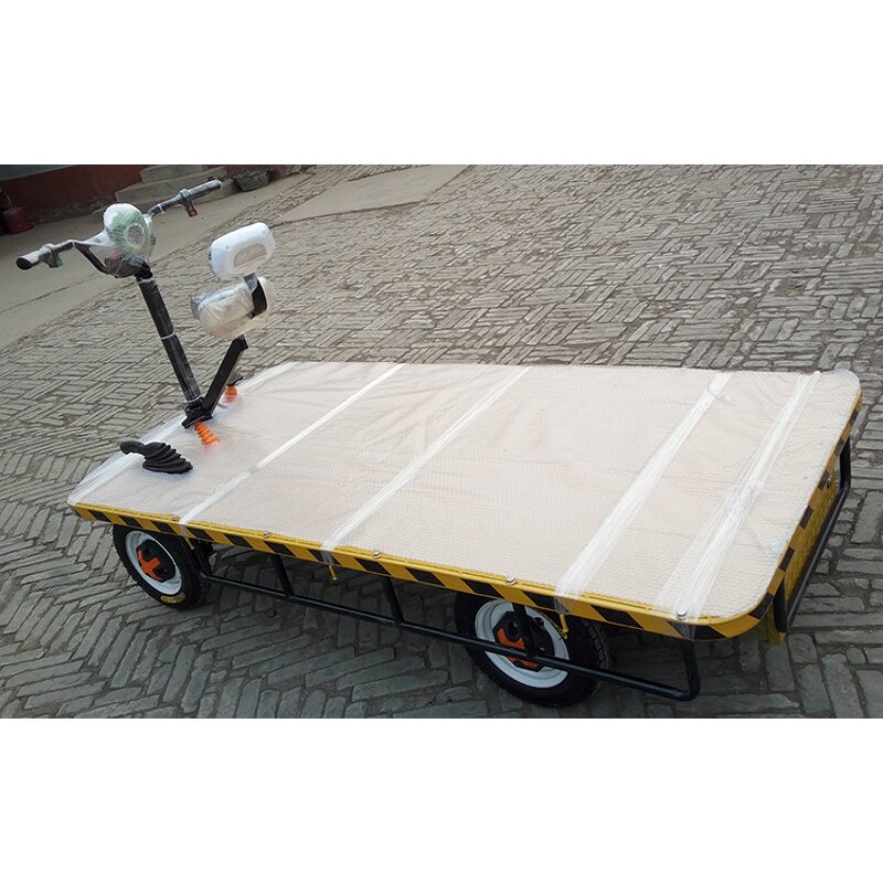 Electric Trolley Supplier - 1 Ton Transport Cargo Platform Trolley