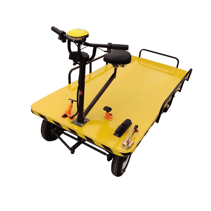 Electric Platform Truck Manufacturer - 4 Wheel 1 Ton Battery Cargo Cart
