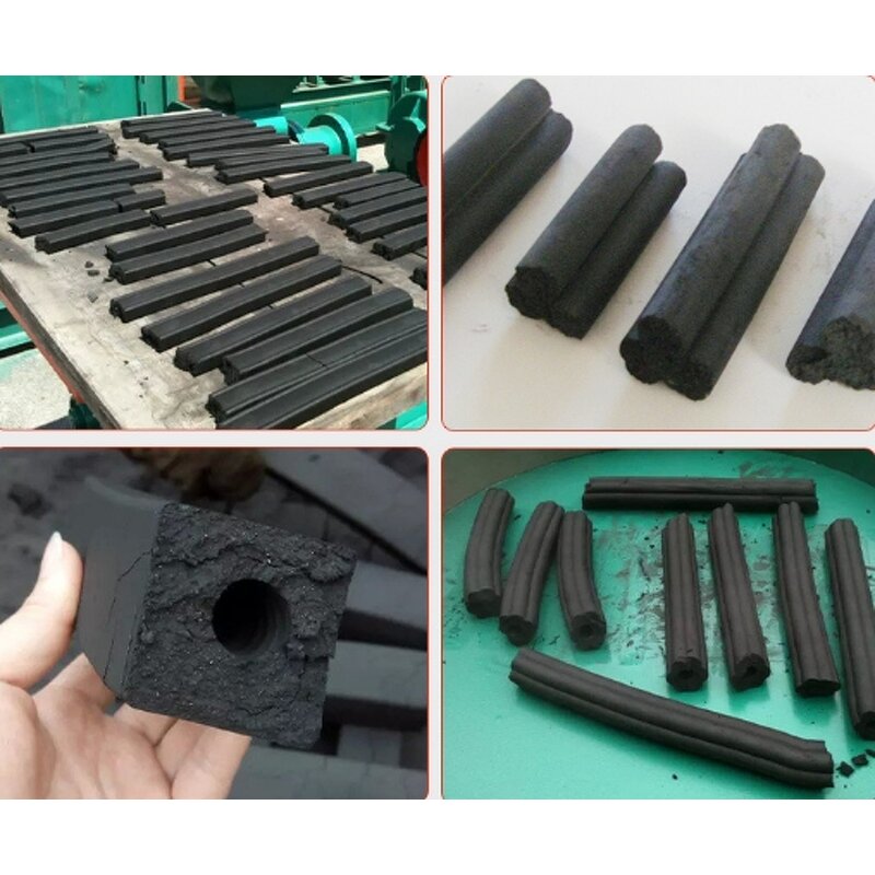 Briquette Making Machine Factory - Screw Type Charcoal Extruder Line