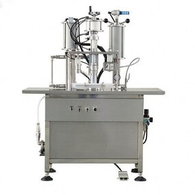 Aerosol Can Sealing Machine Factory - Three in One Filling Sealing