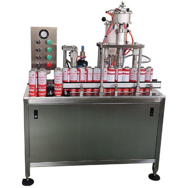 Spray Can Filling Machine Manufacturer - Air Freshener Spray Filler