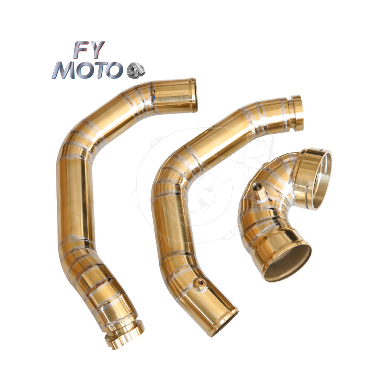 Titanium Charge Pipe Factory - Golden for BMW M3 M4 F80 F82 S55