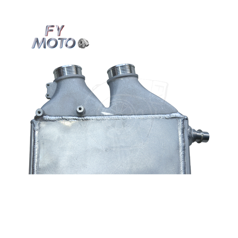 Intercooler Factory - NEW Thicker Silver for BMW M3 M4 S55 Bar&plate