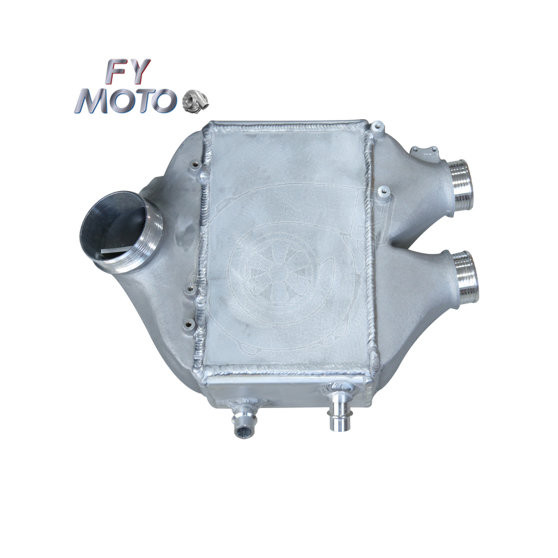 Intercooler Factory - NEW Thicker Silver for BMW M3 M4 S55 Bar&plate