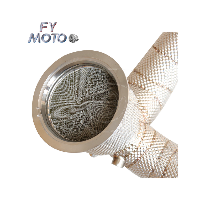 Catted Downpipe Factory - For AUDI S4 S5 B9 3.0T with OPF & Heat Shield