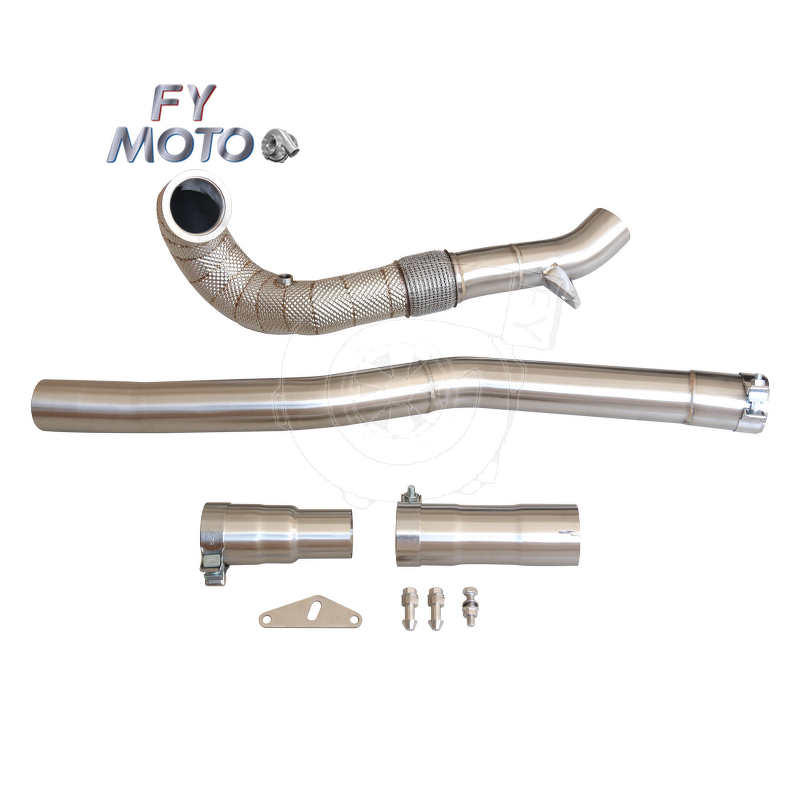 Exhaust Downpipe Factory - 3.5" for VW Golf GTI MK7 R 2.0L EA888