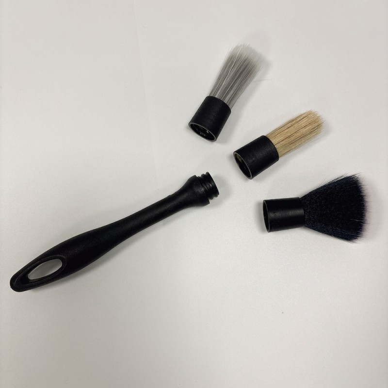 Car Brush Set Supplier - Soft Auto Detailing Wheel Brushes 3pcs
