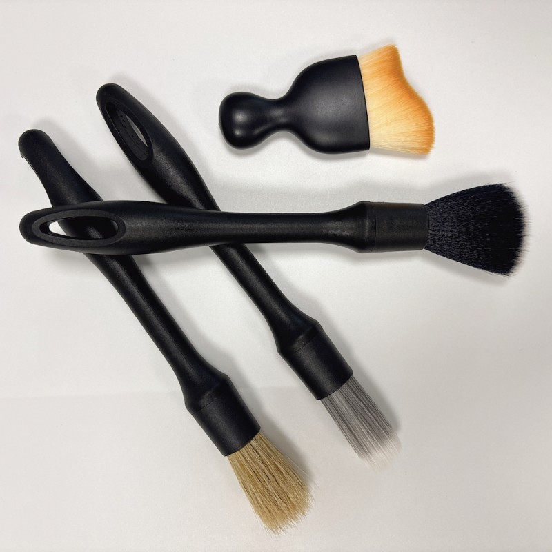 Car Brush Set Supplier - Soft Auto Detailing Wheel Brushes 3pcs