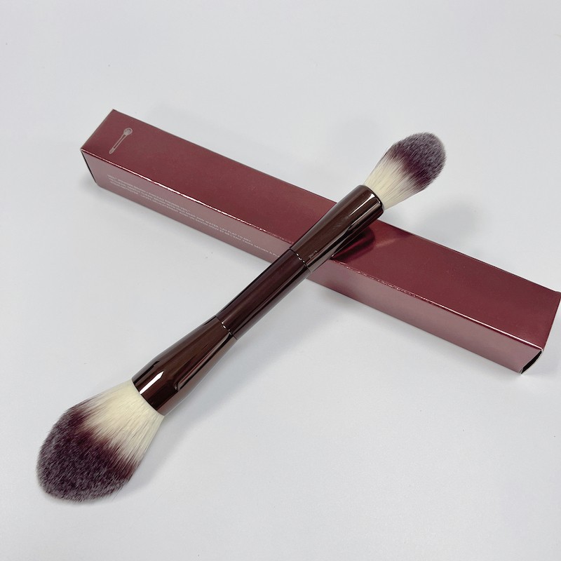Makeup Brush Manufacturer - Double Ended Vegan Private Label Brown