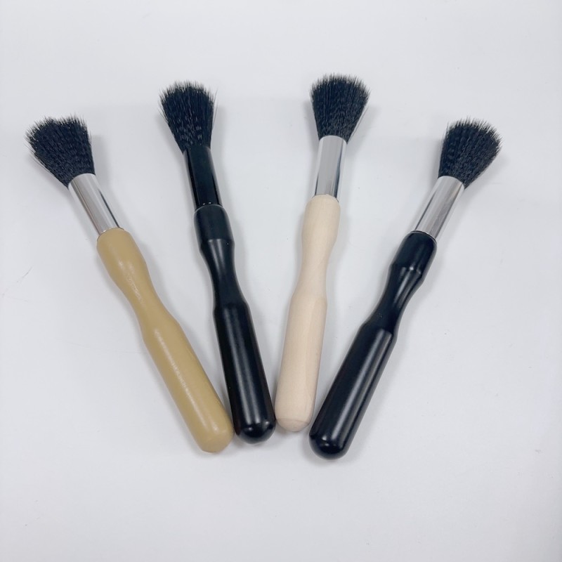 Coffee Powder Brush Supplier - Wooden Espresso Filter Cleaning