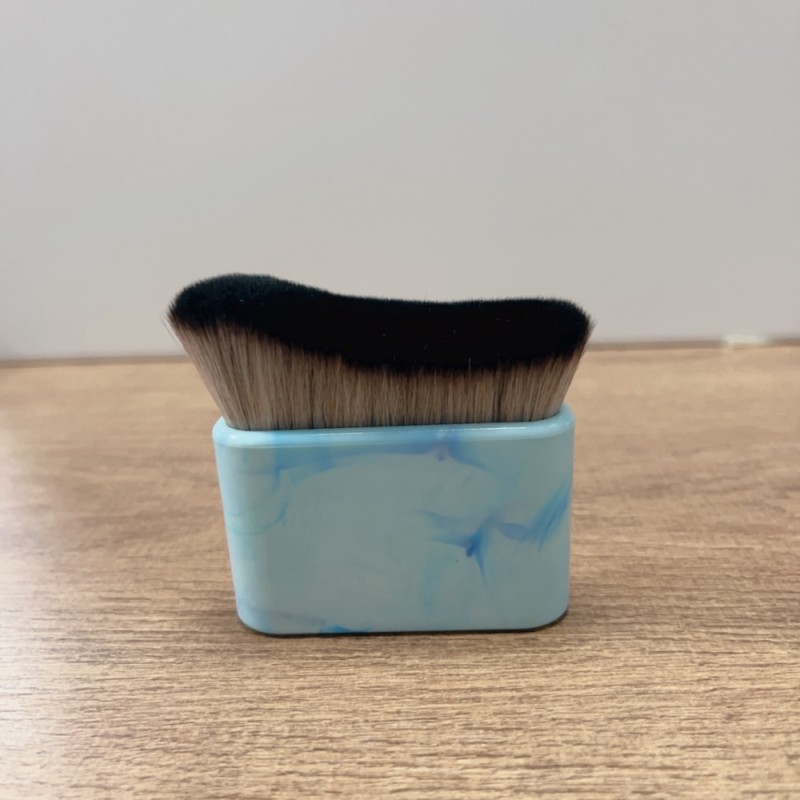 Fan Brush Supplier - Fluffy Synthetic Fiber Facial Cleaning Brush
