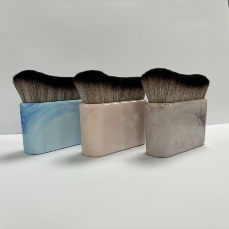 Foundation Brush Supplier - Customized Fluffy Synthetic Hair Fan