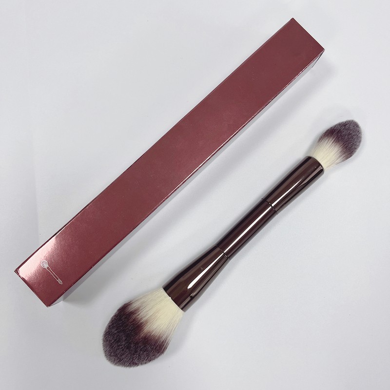 Makeup Brush Manufacturer - Double Ended Vegan Private Label Brown
