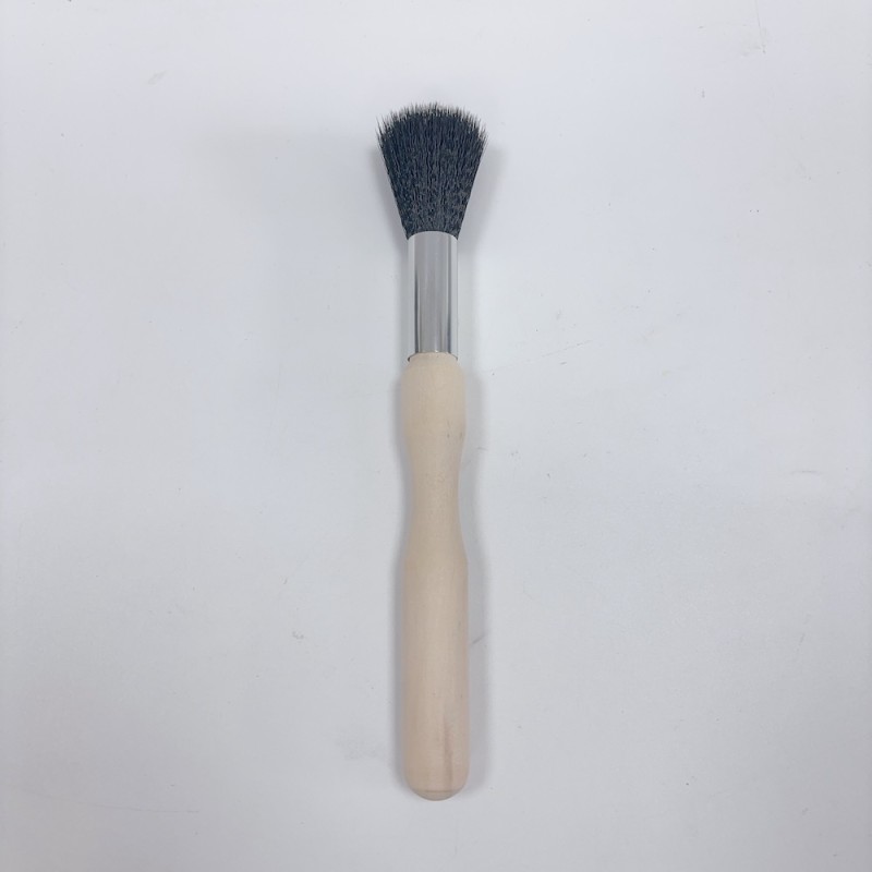 Coffee Brush Factory - Wooden Round Head Powder Cleaner
