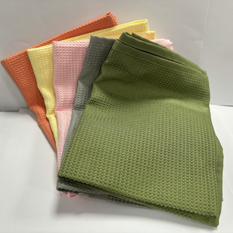 Microfiber Towels Manufacturer - Quick Dry Waffle Weave Kitchen Cloths