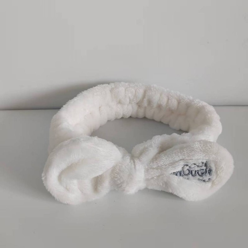 Makeup Headband Factory - Fluffy Bows Washing Face Shower Headband