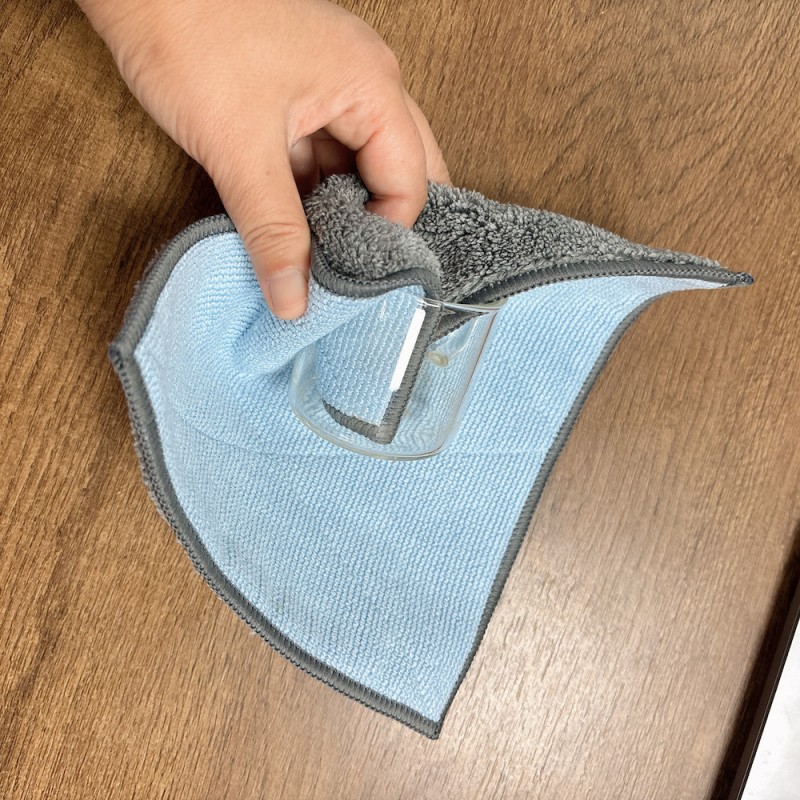 Sponge Pad Factory - Striped Design Microfiber Household Sponge