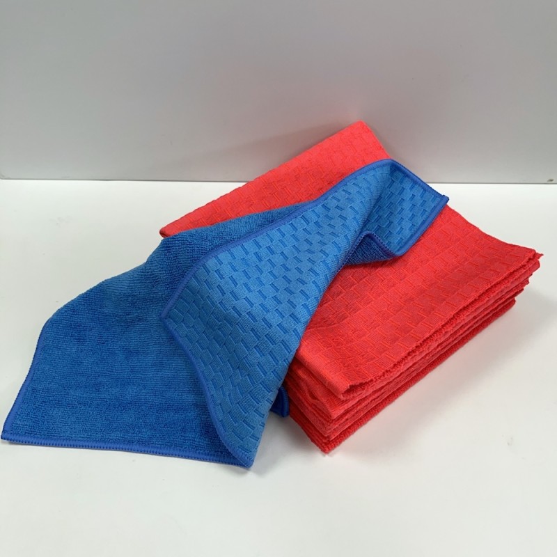 Cleaning Cloths Factory - Jacquard Weave Glass Washing Rags