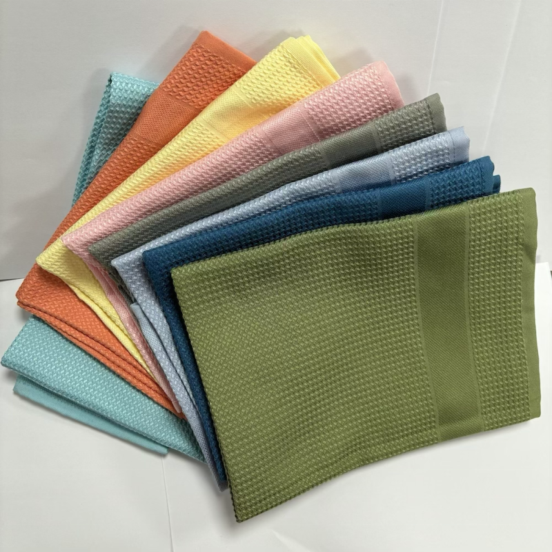 Microfiber Towels Manufacturer - Quick Dry Waffle Weave Kitchen Cloths