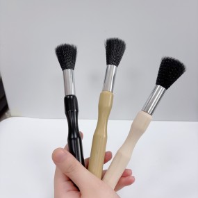 Coffee Grinder Brush Supplier - Natural Wood Handle Cleaning Brush