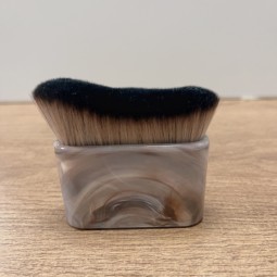 Fan Brush Supplier - Fluffy Synthetic Fiber Facial Cleaning Brush