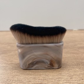Fan Brush Supplier - Fluffy Synthetic Fiber Facial Cleaning Brush