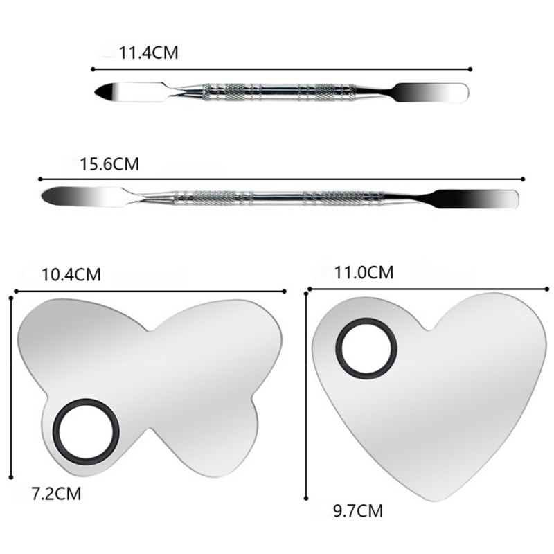 Makeup Palette Manufacturer - Various Shape Cosmetic Mixing Plate