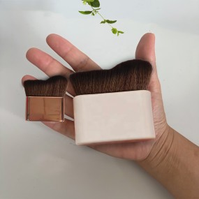 Foundation Brush Supplier - Customized Fluffy Synthetic Hair Fan