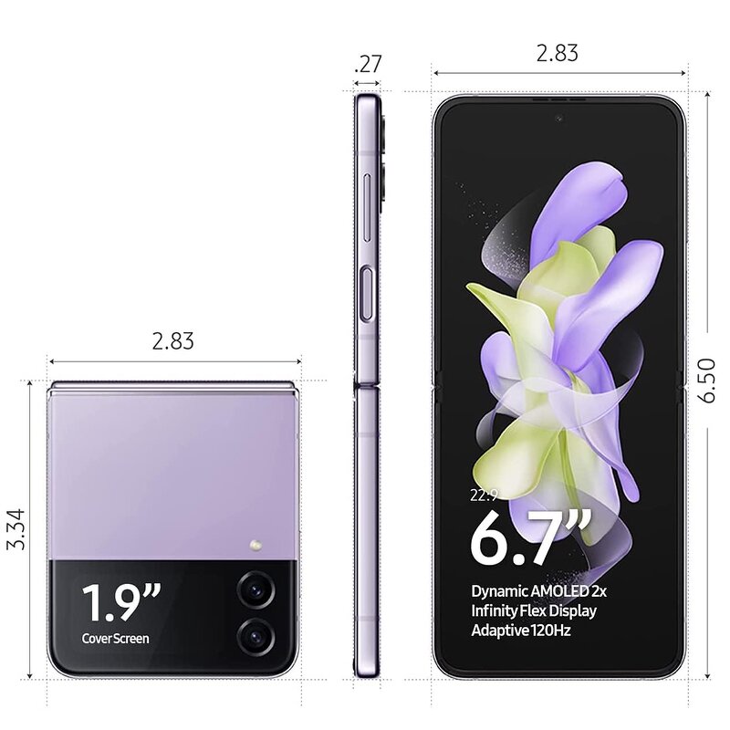 Samsung Galaxy Z Flip 4 Refurbished Phone Manufacturer - 5G Foldable Smartphone