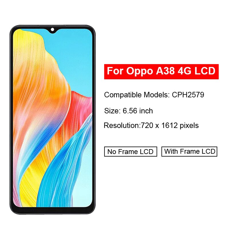 Oppo A38 4G LCD Screen Manufacturer - Mobile Phone Repair Parts