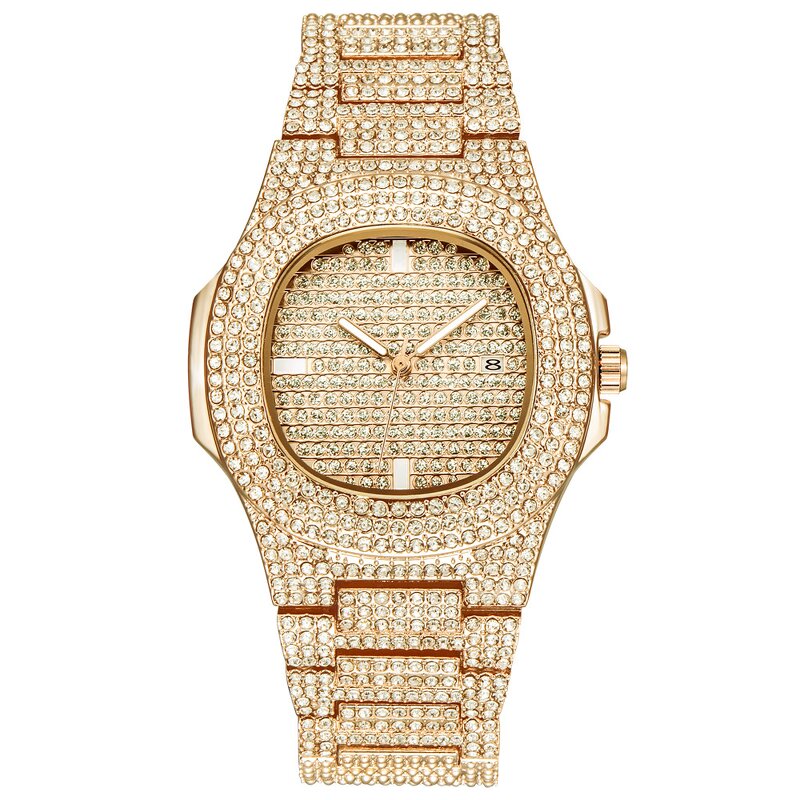 Hip Hop Watches Factory - Iced Out Bling Micro Pave Cubic Zircon