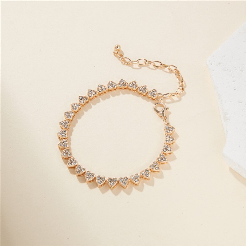 Hot Sale Icy Silver Diamond Anklets Manufacturer - Cuban Cluster Gemstone for Women