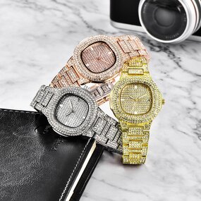 Hip Hop Watches Factory - Iced Out Bling Micro Pave Cubic Zircon