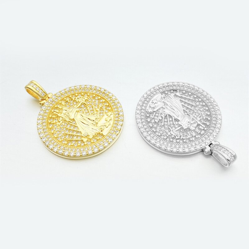 925 Silver Vermeil Necklace Set Manufacturer - Iced Out Moissanite Tennis Chain