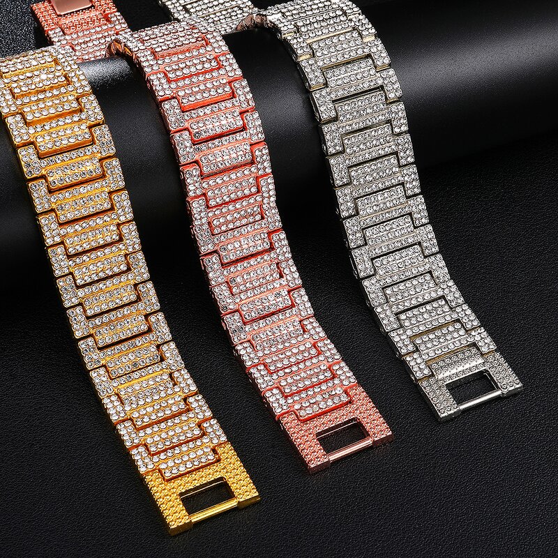 Yellow Gold Watch Link Bracelets Manufacturer - Miami Chain for Men Wholesale