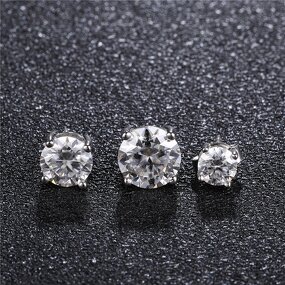 Luxury Earrings Women Manufacturer - Gold Filled VVS Diamond 925 Silver Moissanite