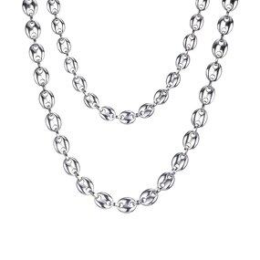 Stainless Steel Coffee Bean Chain Factory - Link Necklace for Men Hip Hop