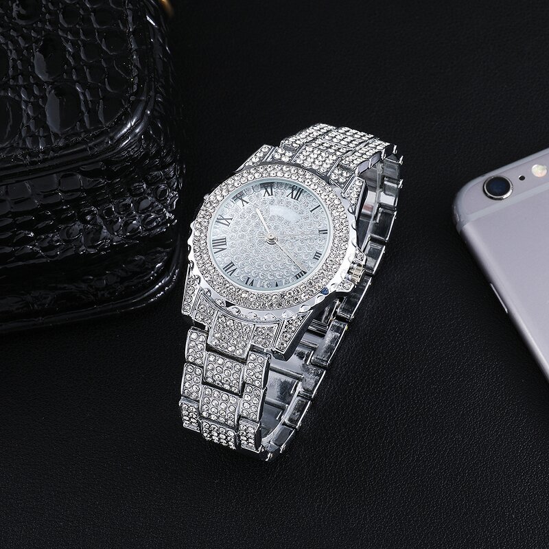 Micro Pave Cubic Zircon Watches Manufacturer - Iced Out Bling for Mens Jewelry