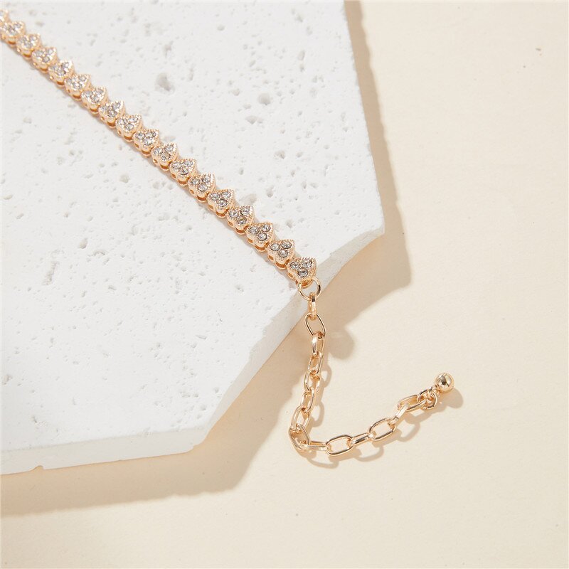 Hot Sale Icy Silver Diamond Anklets Manufacturer - Cuban Cluster Gemstone for Women