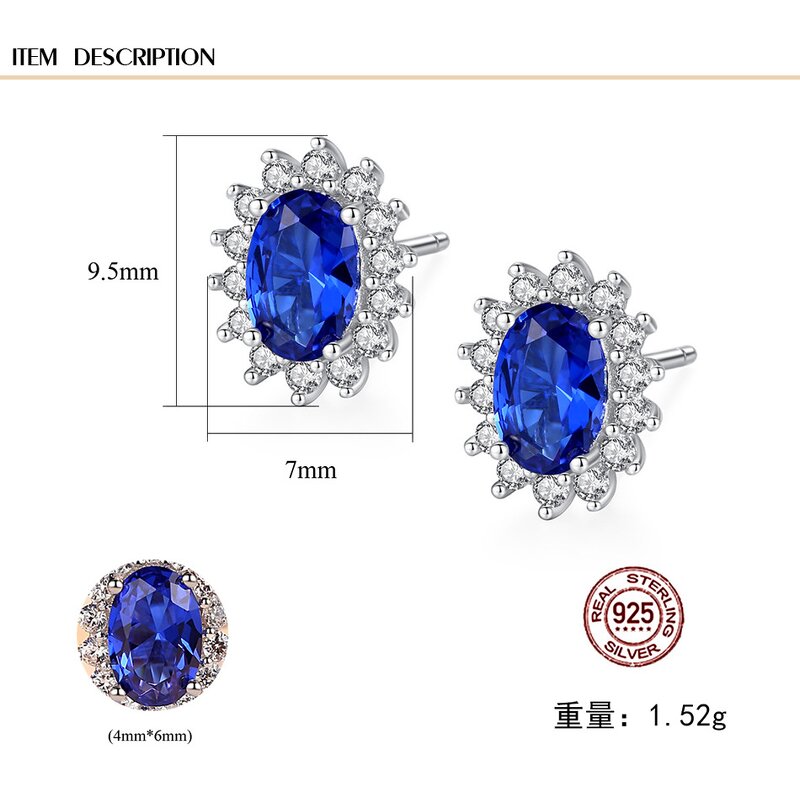 S925 Sterling Silver Flower Earrings Manufacturer - Kashmiri Silver Velvet Blue