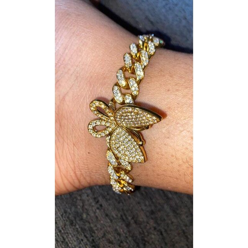 Butterfly Anklet Set Manufacturer - 12mm Cuban Link Chain Necklace Bracelet