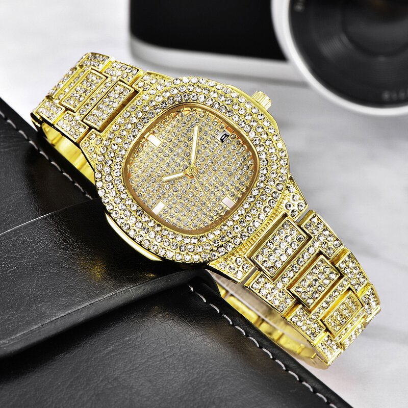 Hip Hop Watches Factory - Iced Out Bling Micro Pave Cubic Zircon